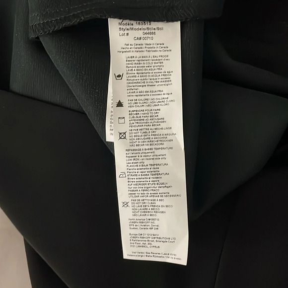 Joseph Ribkoff Dress Midi Floral Lace Overlay Black Size 4 Event Cocktail Sheer - Picture 9 of 14